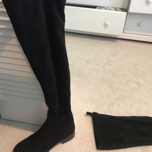 FLAT HEELED OVER-THE-KNEE BOOTS - Picture 4 of 4